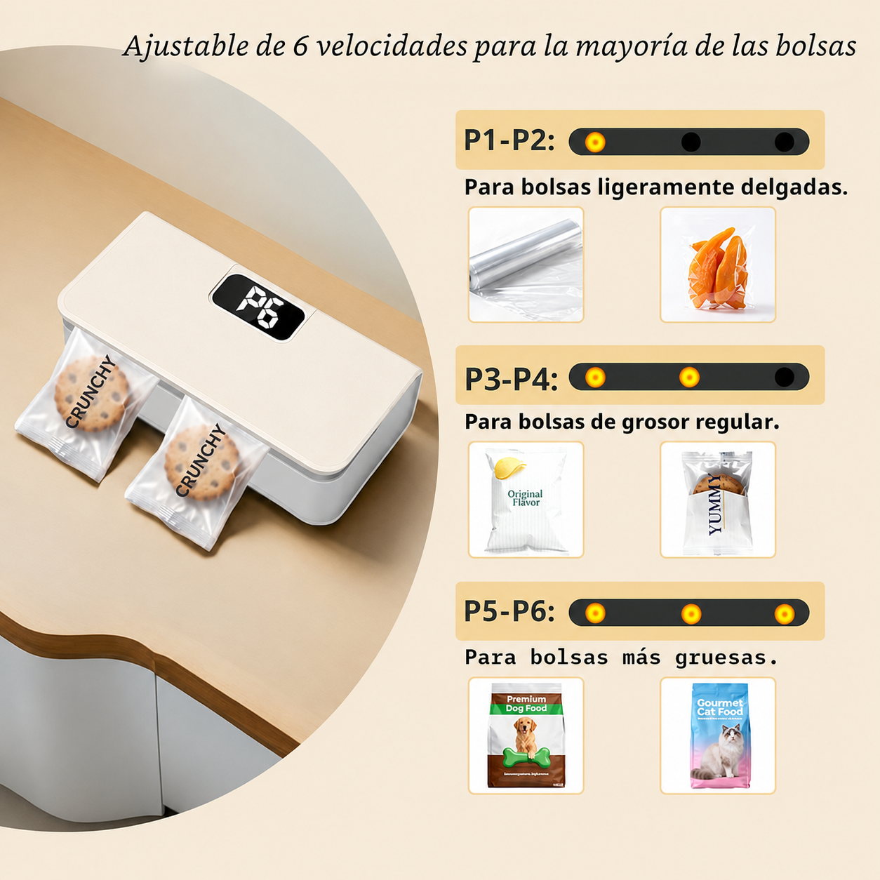 Sellador de Bolsas Magnetico FreshNova™